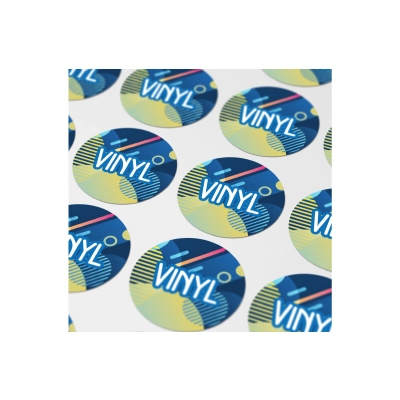 Vinyl Sticker Okrągły Ø 30 mm kolor srebrny (LT99137-N0005)