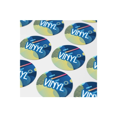 Vinyl Sticker Okrągły Ø 40 mm kolor srebrny (LT99139-N0005)