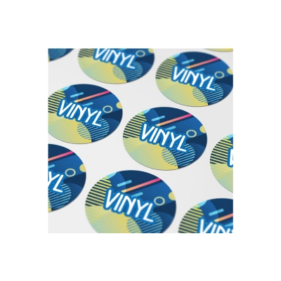 Vinyl Sticker Okrągły Ø 45 mm kolor złoty (LT99140-N0006)