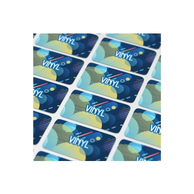 Vinyl Sticker Prostokątny 100x30mm kolor transparentny (LT99148-N0004)