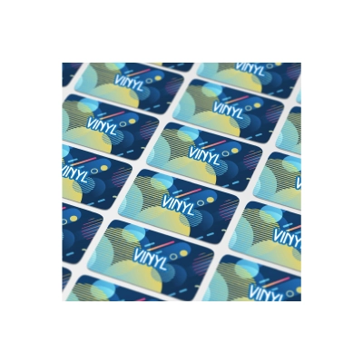Vinyl Sticker Prostokątny 60x25mm kolor biały (LT99146-N0001)