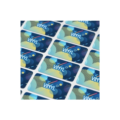 Vinyl Sticker Prostokątny 80x25mm kolor złoty (LT99147-N0006)