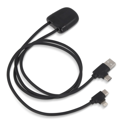 Xoopar Ice-C Charging cable kolor czarny (LT41018-N0002)