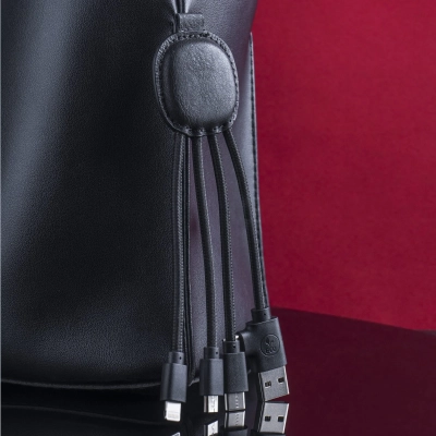 Xoopar Iné Smart Charging cable with NFC kolor czarny (LT41013-N0002)