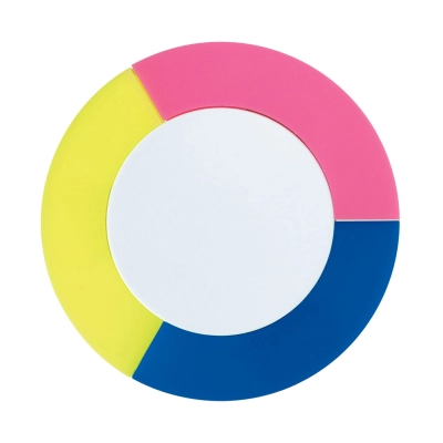 Zakreślacz 3 kolorowy Puck kolor niebieski (LT81421-N0011)