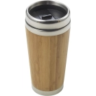 Kubek podróżny 400 ml - kolor jasnobrązowy