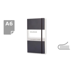 Czarny kieszonkowy notatnik Moleskine