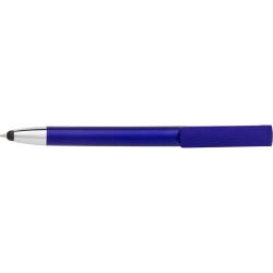 Długopis touch pen stojak na telefon - granatowy