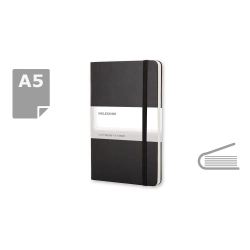 Duży notatnik Moleskine - czarny