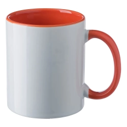 Kubek ceramiczny 300 ml kolor pomarańczowy
