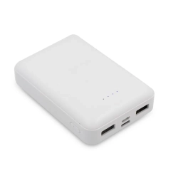 Power bank 10000 mAh - kolor biały