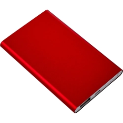 Power bank 4000 mAh - kolor czerwony