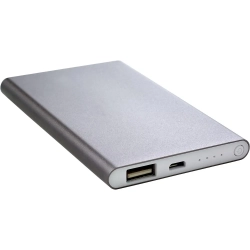 Power bank 4000 mAh - kolor grafitowy