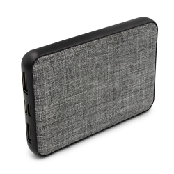 Power bank 5000 mAh RPET kolor szary