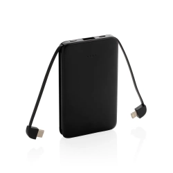 Power bank 5000 mAh, zintegrowany kabel 3 w 1