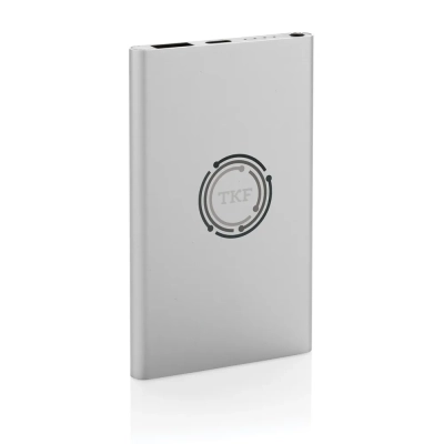 Power bank 4000 mAh z aluminium z recyklingu