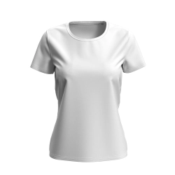 T-shirt damski 160 g/m2, Lux-T White, rozmiar M