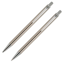 Zestaw piśmienny długopis i ołówek AMOUR Pierre Cardin kolor szary (MACB0400700IP307)