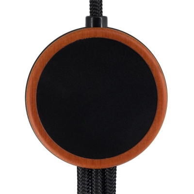 Kabel 3w1 z podświetlanym logo w drewnianej obudowie - LH-ZM04 kolor beżowy (MACEG060913)