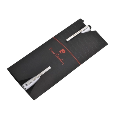 Zestaw piśmienny długopis i pióro kulkowe touch pen soft touch CLAUDIE Pierre Cardin kolor biały (MACB0401200IP306)