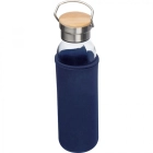 Butelka szklana z pokrowcem 600 ml kolor granatowy (MAC6318144)