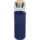 Butelka szklana z pokrowcem 600 ml kolor granatowy (MAC6318144)