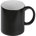 Kubek ceramiczny do sublimacji zmieniający kolor 300 ml kolor czarny (MAC8343803)