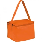 Torba termiczna non woven na 6 puszek 330 ml kolor pomarańczowy (MAC6154210)