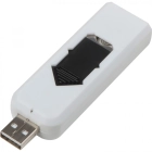 Zapalniczka z ładowaniem USB kolor biały (MAC9097706)