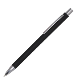 Długopis metalowy soft touch kolor czarny (MAC1368003)