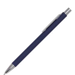 Długopis metalowy soft touch kolor granatowy (MAC1368044)