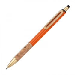 Długopis metalowy touch pen kolor pomarańczowy (MAC1369010)