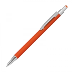 Długopis metalowy touch pen soft touch kolor pomarańczowy (MAC1096410)