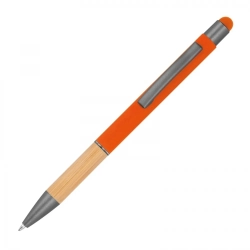 Długopis metalowy touch pen soft touch kolor pomarańczowy (MAC1358110)