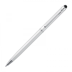 Długopis plastikowy touch pen kolor biały (MAC1878606)