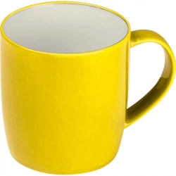Kubek ceramiczny 300 ml kolor żółty (MAC8870408)