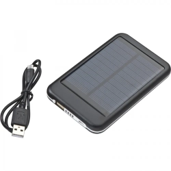 Power bank 4000 mAh solarny kolor czarny (MAC2355903)