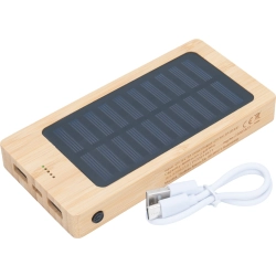 Power bank 8000 mAh solarny kolor beżowy (MAC3256313)