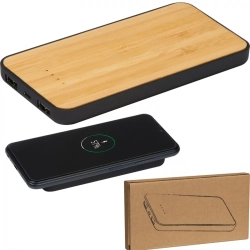 Power bank z ładowarką indukcyjną 8000 mAh kolor beżowy (MAC3319013)