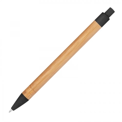 Długopis bambusowy kolor czarny (MAC1321103)