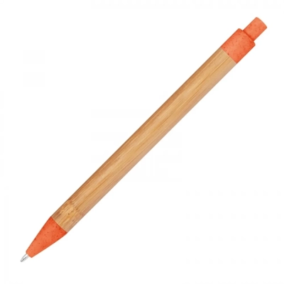 Długopis bambusowy kolor pomarańczowy (MAC1321110)