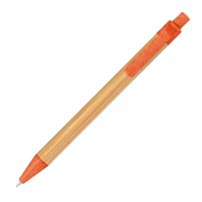 Długopis bambusowy kolor pomarańczowy (MAC1321110)