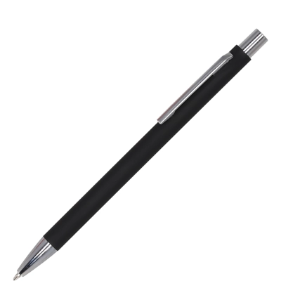 Długopis metalowy soft touch kolor czarny (MAC1368003)