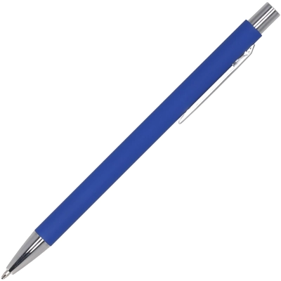 Długopis metalowy soft touch kolor niebieski (MAC1368004)