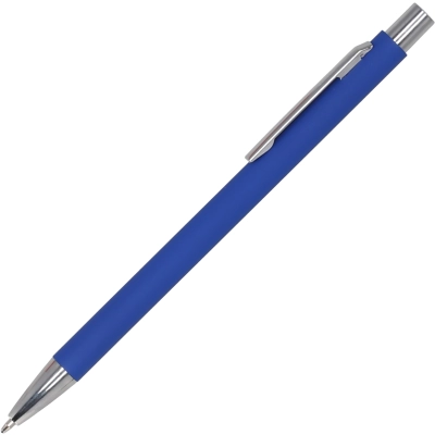 Długopis metalowy soft touch kolor niebieski (MAC1368004)