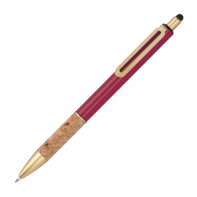 Długopis metalowy touch pen kolor bordowy (MAC1369002)