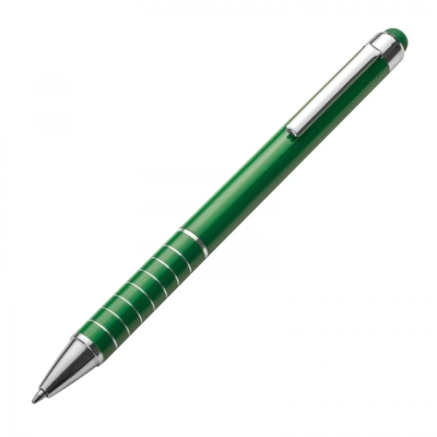 Długopis metalowy touch pen kolor zielony (MAC1041809)