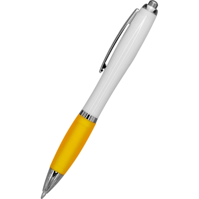 Długopis plastikowy kolor żółty (MAC1168308)