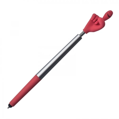 Długopis plastikowy touch pen Smile Hand CrisMa kolor czerwony (MAC1341505)