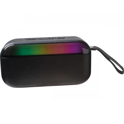 Głośnik bluetooth podświetlany LED kolor czarny (MAC3524303)